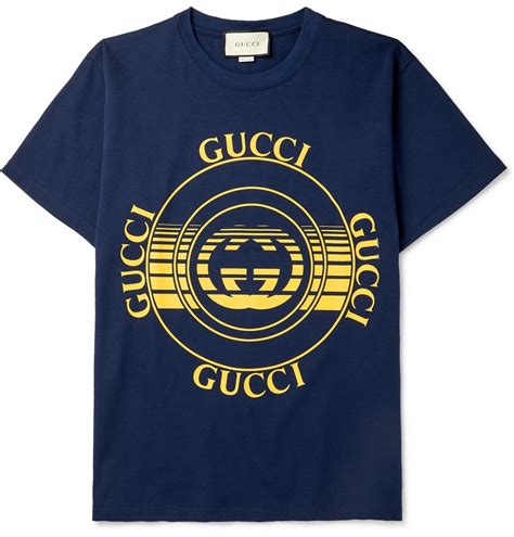 blue and red gucci shirt anuel|Gucci jersey t shirt.